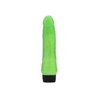 Loving Joy 7 inch Realistic Vibrator Glow in the Dark showcasing its elegant realistic design and glow feature.