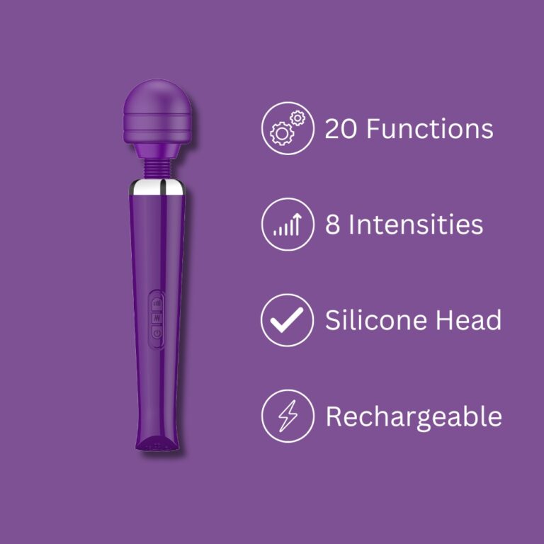 a purple object with instructions on how to use it