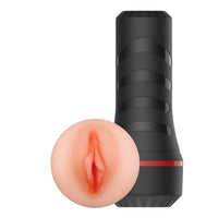 Thumbnail for the flesh of a flesh plug is shown next to a black device