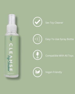 Loving Joy Cleanse Antimicrobial Sex Toy Cleaner 100ml - Gentle, Safe & Soothing Formula