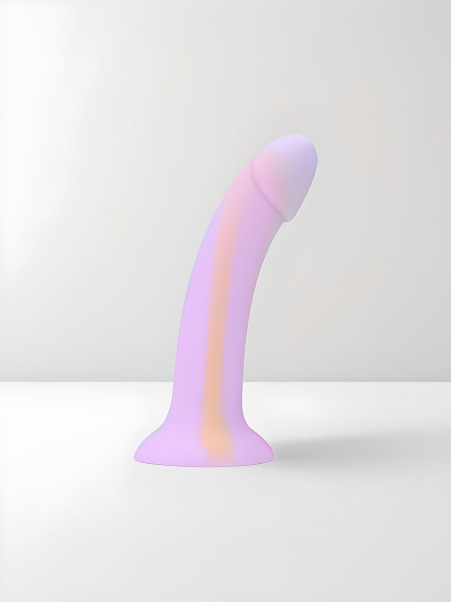 Mina Taro Silicone Dildo featuring a luxurious liquid silicone design with a realistic feel and suction cup base.