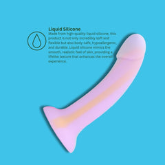 Mina Taro 7 Inch Glow in the Dark Silicone Dildo