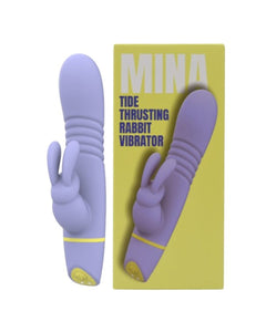 a purple vibrating vibrator in front of a box