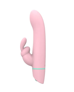 MINA Ripple 5-function rabbit vibrator with rotating shaft and clitoral stimulator, waterproof design for intimate pleasure.