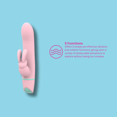 Mina Ripple 5 Function Rotating Rabbit Vibrator