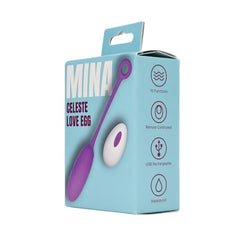 Mina Celeste 10 Function Remote Controlled Love Egg
