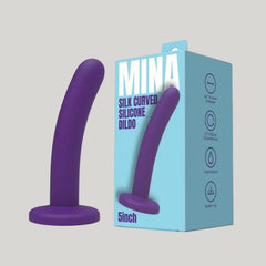 Mina Silk Curved Silicone Dildo 5 Inch