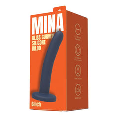 Mina Bliss Curved Silicone Dildo 6 Inch