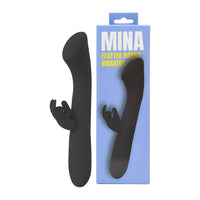 Mina Flutter Rabbit Vibrator displayed in an inviting setting, reflecting sophistication and the ultimate in sexual wellness.