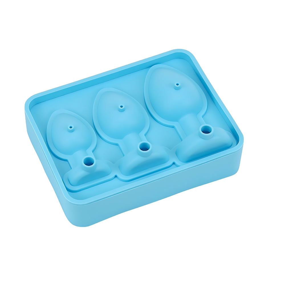 Butt Plug Ice Cube Tray - Novelty Silicone Ice Mould with 3 Sizes for Fun and Unique Gifts