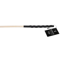 The Bound to Please Spanking Cane elegantly displayed, demonstrating its impressive 23.75 inches length and luxurious quality.