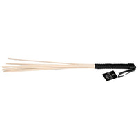 Artful arrangement of the Bound to Please Multi-Strand Spanking Cane, emphasising its exquisite craftsmanship and durable design.
