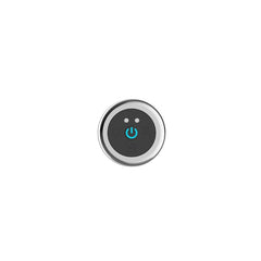 The Toosh Remote Controlled Metal Vibrating Butt Plug displayed with its remote control, ideal for couples seeking excitement in their intimate adventures.