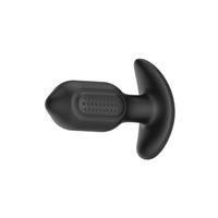 Vibrating butt plug with flared base