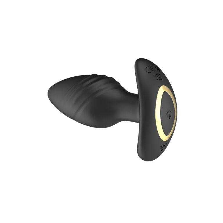 Detailed view of Toosh Remote Controlled Silicone Rotating & Vibrating Butt Plug's dimensions, tailored for those seeking the ultimate remote controlled butt plug experience.