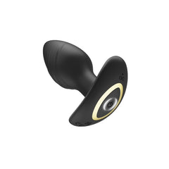 The Toosh Remote Controlled Silicone Rotating & Vibrating Butt Plug showcased with USB charging capability, offering convenience and luxury for remote controlled butt plug users.