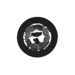 Silicone butt plug with decorative gem base