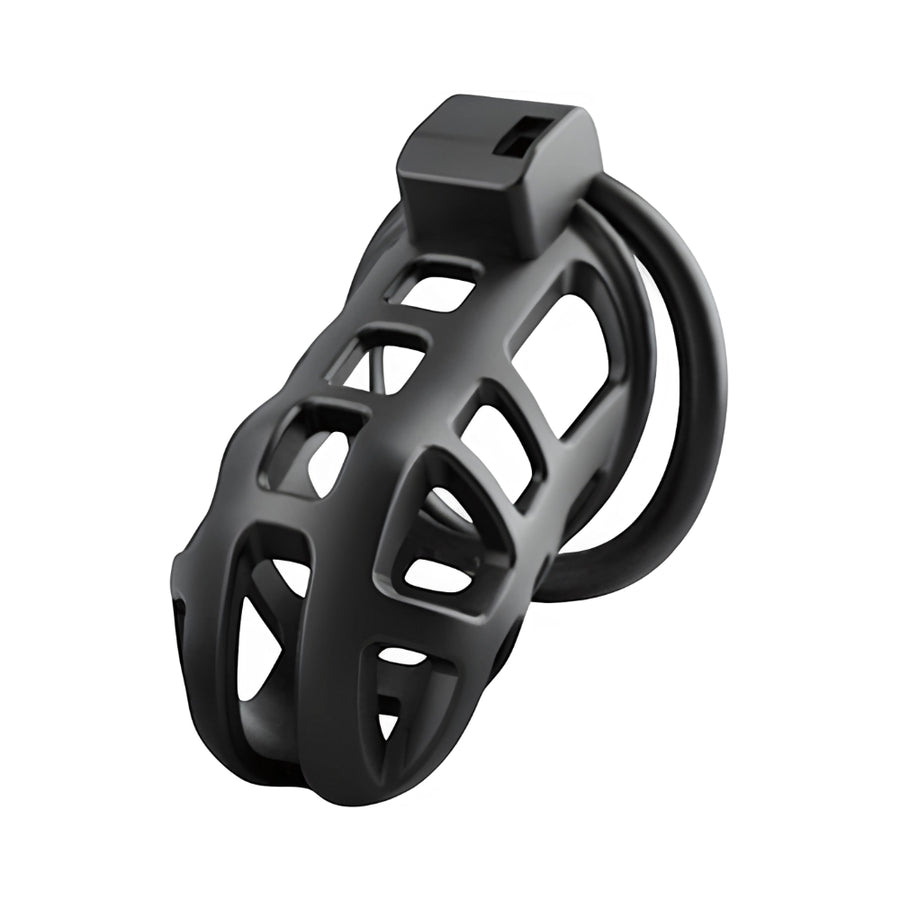 Impound Titan Cock Cage showcasing its elegant design and features for a luxurious chastity experience.