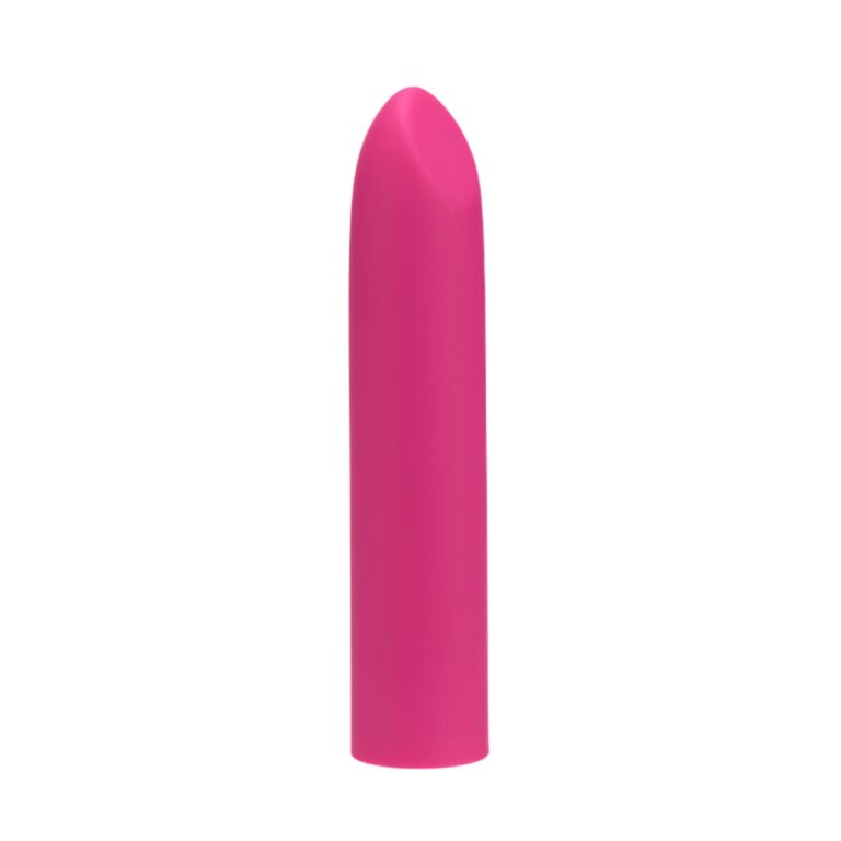Soft silicone bullet vibrator close-up