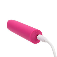 Compact rechargeable bullet vibrator