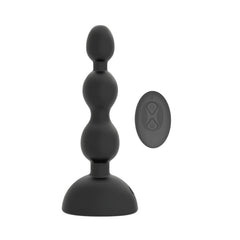 Toosh Remote Controlled Vibrating Anal Beads – Silicone Rechargeable, luxury graduated silicone vibrating bead design with remote control