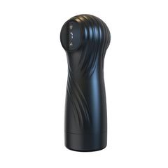 REV Sucking & Vibrating Male Masturbator – 7 Function USB Rechargeable Automatic Stroker with LED Display, removable sleeve feature for a refined, comfortable fit.
