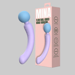 Mina Flow 10 Function Dual-Ended Rechargeable Wand Vibrator