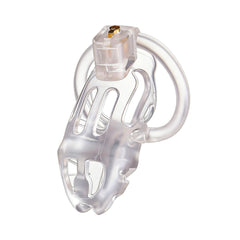Impound resin chastity cage with keys