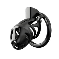 Impound Curfew Cock Cage male chastity device made of metal, with secure locking mechanism and adjustable fit.