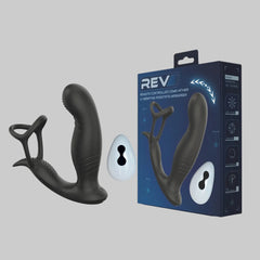 Rev Remote Controlled Come Hither & Vibrating Prostate Massager with wireless remote control