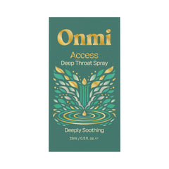 Mint flavoured throat spray for oral play