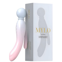 MYLO 3-in-1 Body Wand Massager – Rechargeable Waterproof, ergonomic handle for controlled massage (luxury look)
