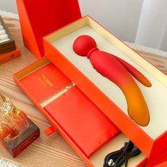 MYLO 3-in-1 Body Wand Massager – Rechargeable Waterproof luxury waterproof body wand massager in premium body-safe silicone with 3-in-1 vibration modes