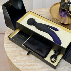 MYLO 3-in-1 Body Wand Massager – Rechargeable Waterproof luxury element-inspired design body wand with powerful deep multi-speed vibrations