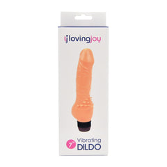 Loving Joy Bully Boy 7 Inch Realistic Dildo Vibrator Flesh
