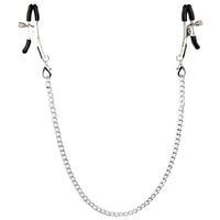 Thumbnail for a silver chain with a black handle on a white background