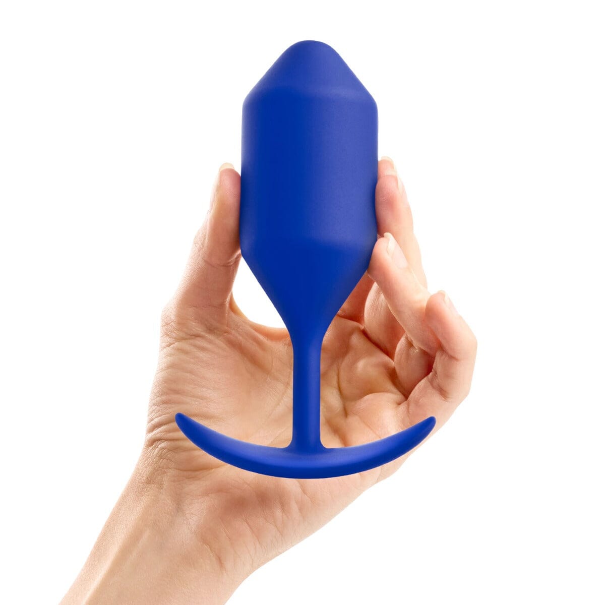 B-Vibe Vibrating Snug Plug 4 Navy