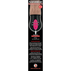 Realistic warming and thrusting rabbit vibrator from Nasstoys with textured design and dual stimulation for enhanced pleasure.