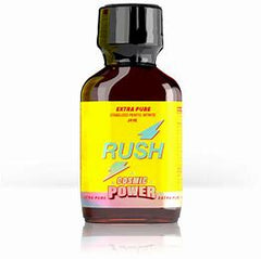 Rush Cosmic Power 24ml Pentyl Nitrate leather cleaner bottle on a white background.