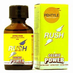 Rush Cosmic Power leather cleaner in a 24ml bottle, designed for cleaning and maintaining leather goods.