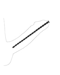 a diagram showing use of Silicone Spiral Screw Advanced Urethral Sounding Plugs in 4 Sizes