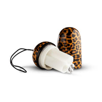 Thumbnail for a pair of leopard print ear plugs on a white background
