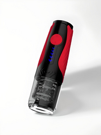 Rotating Automatic Stroker With 10 Modes, Medical Silicone, USB Charging & Strong Suction Cup-The BIG RED
