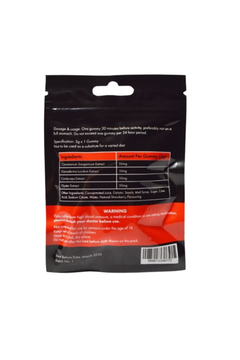 Stallion Herbal Supplements Stallion Gummies 6 Pack, colorful gummy supplements arranged in a row on a white background.