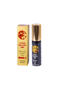 Super Dragon Delay Spray 6000 bottle on white background