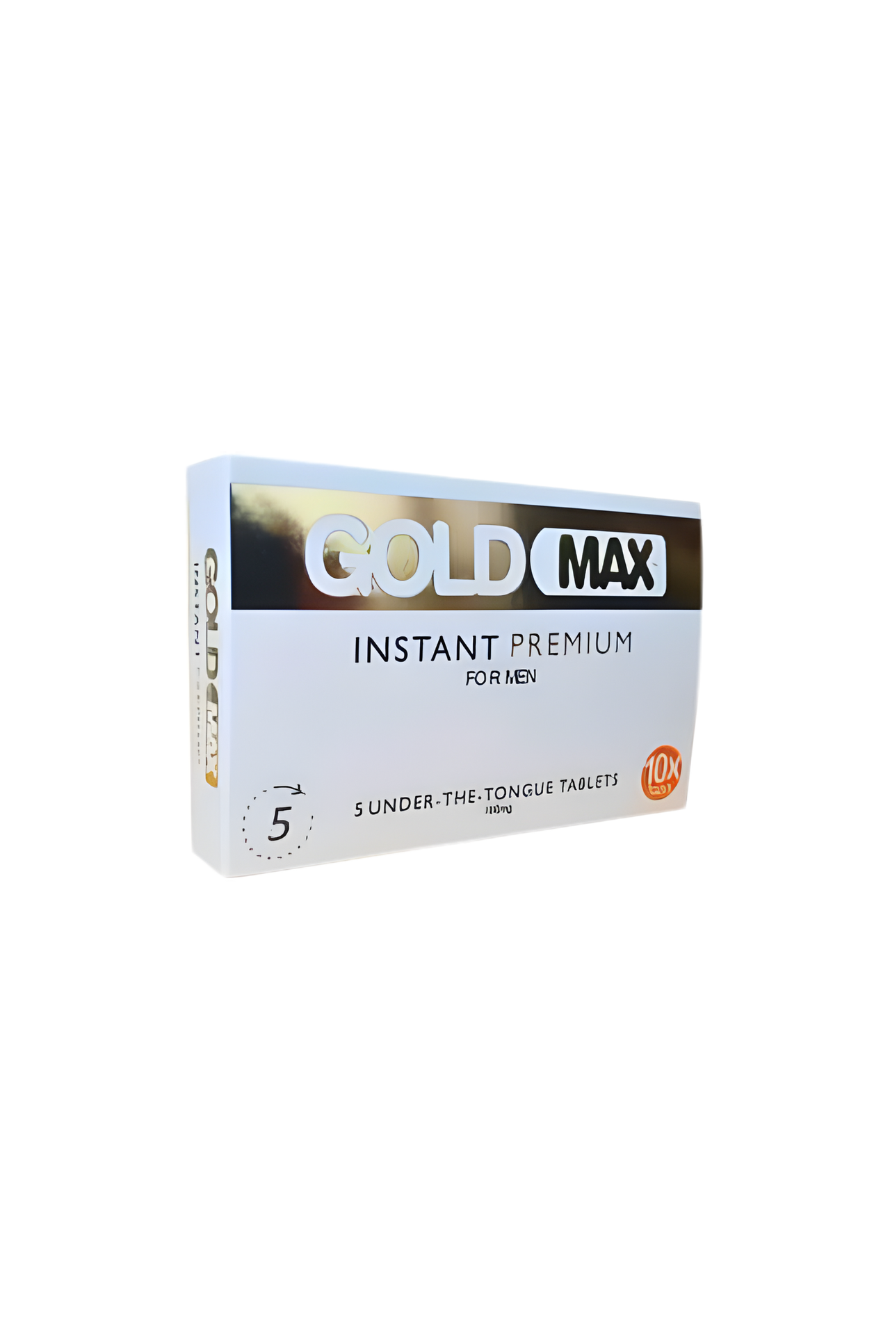 GoldMAX Instant Premium Male Enhancement Tablet - Oral Melt-in-Mouth Formula