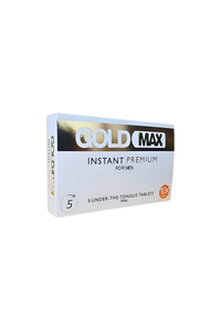GoldMAX Instant Premium Male Enhancement Tablet - Oral Melt-in-Mouth Formula