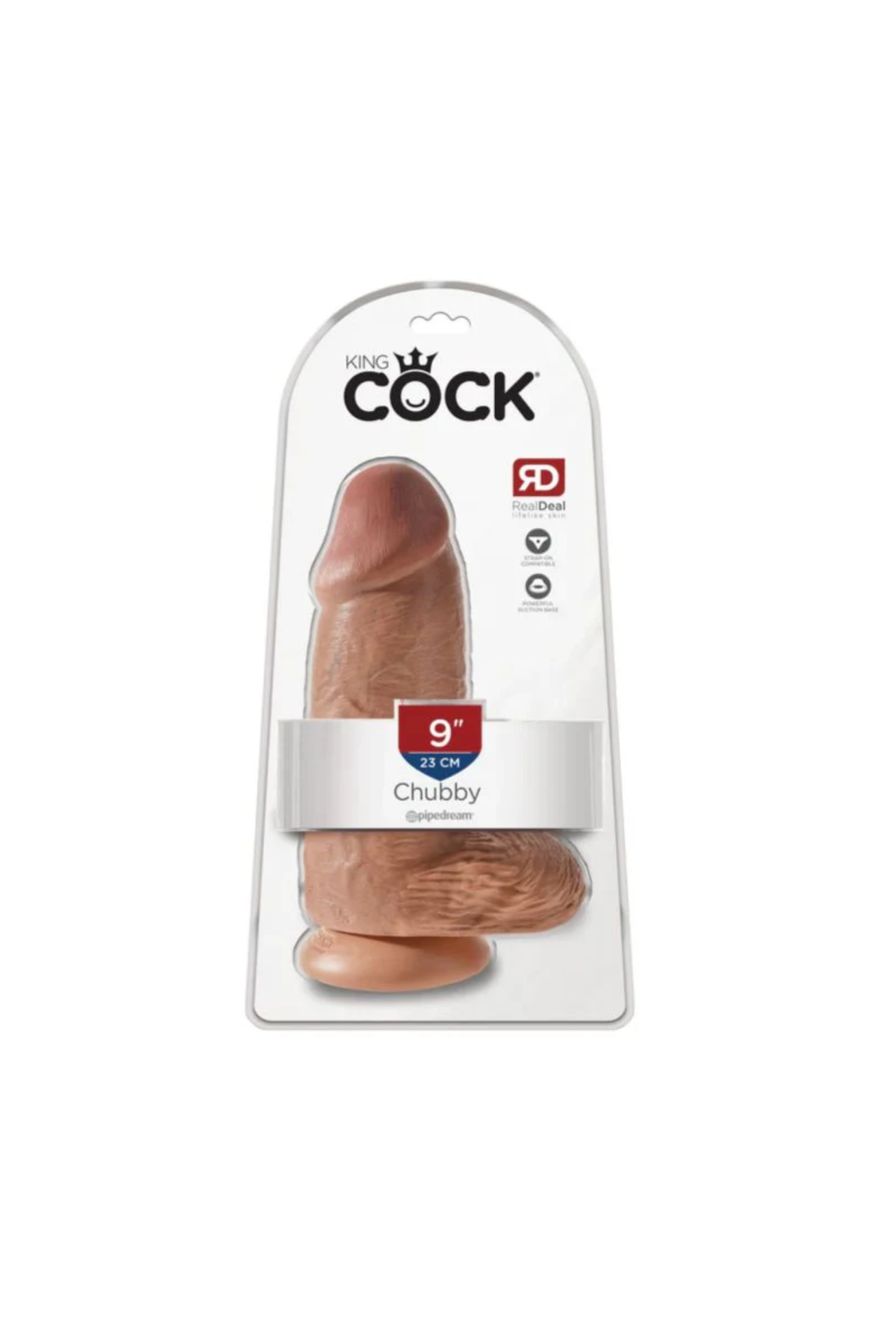 King Cock Chubby Realistic Dildo with Powerful Suction Cup Base - Handcrafted for Ultimate Pleasure