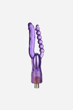 Double Vibe Fuck Machine Accessory - TPR & ABS Material, Lightweight