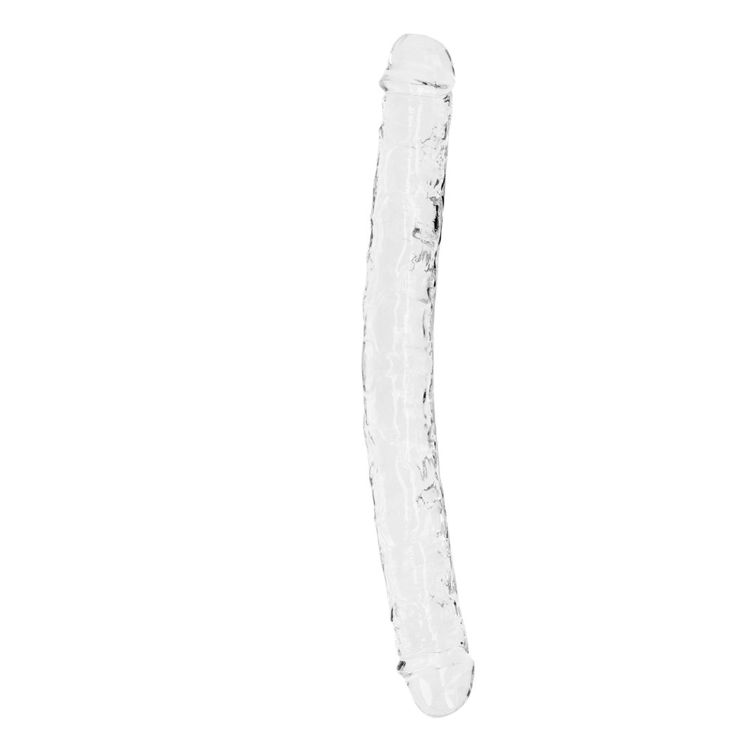 a large white plastic object on a black background